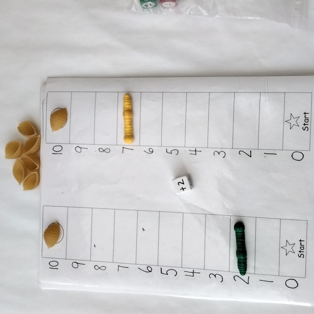 Racing Worms Math Game